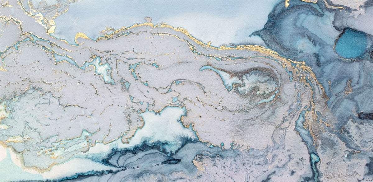 Sands Of Time - Original SOLD by artist Beth Nicholas - Wyecliffe Galleries