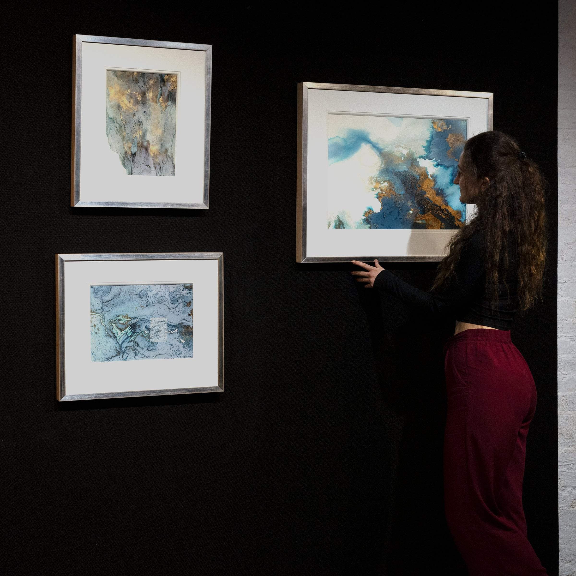 Writing My Thoughts - Original by artist Beth Nicholas - Wyecliffe Galleries