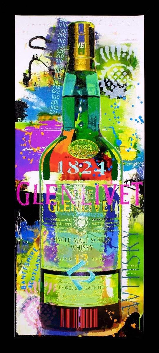 Glenlivet - Limited Edition - SOLD by artist Bisaillon Brothers - Wyecliffe Galleries