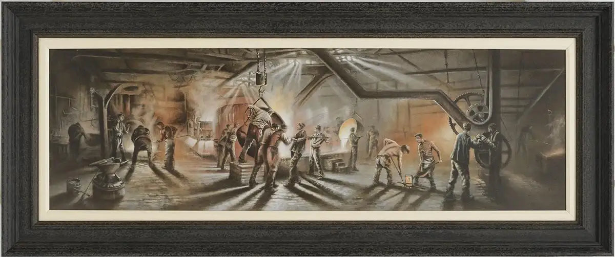 Forging Ahead - Edition - SOLD OUT by artist Bob Barker - Wyecliffe Galleries