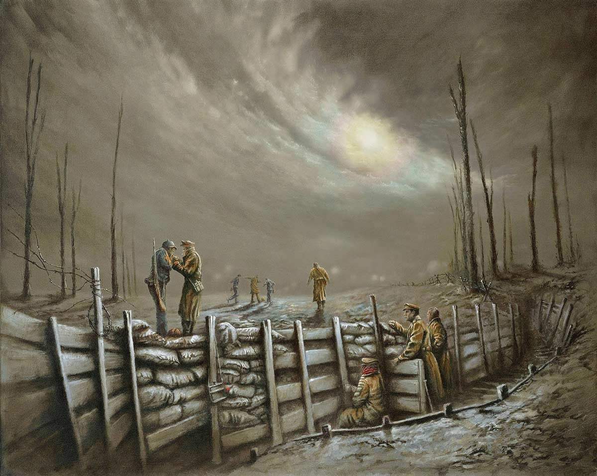 Give Us A Light Mate - Edition - SOLD OUT by artist Bob Barker - Wyecliffe Galleries