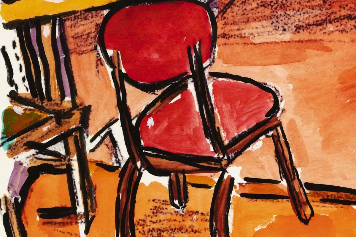 Backstage Dressing Room - 2013 - Edition- SOLD by artist Bob Dylan - Wyecliffe Galleries