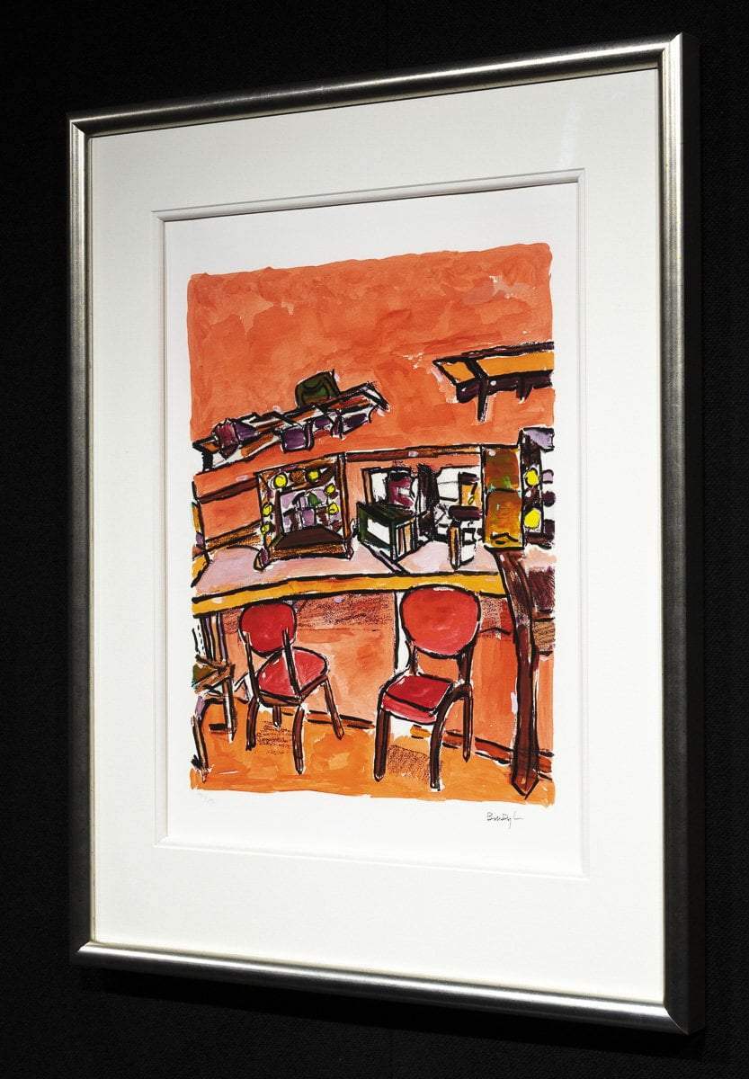 Backstage Dressing Room - 2013 - Edition- SOLD by artist Bob Dylan - Wyecliffe Galleries