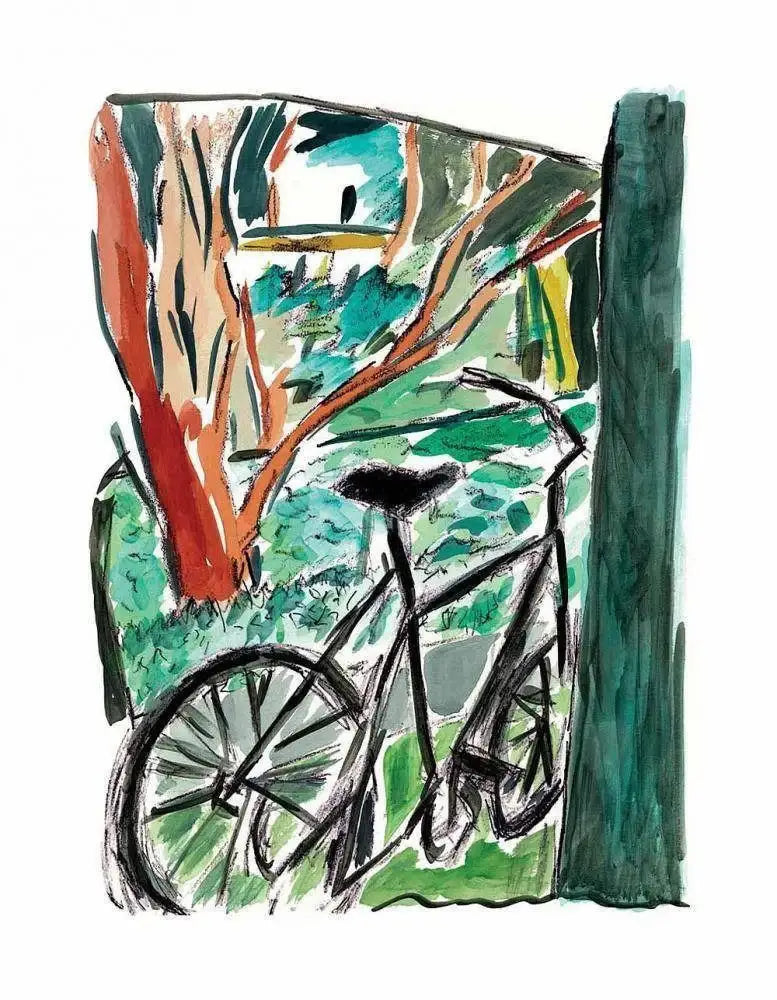 Bicycle (Medium) 2013 - Edition - SOLD OUT by artist Bob Dylan - Wyecliffe Galleries