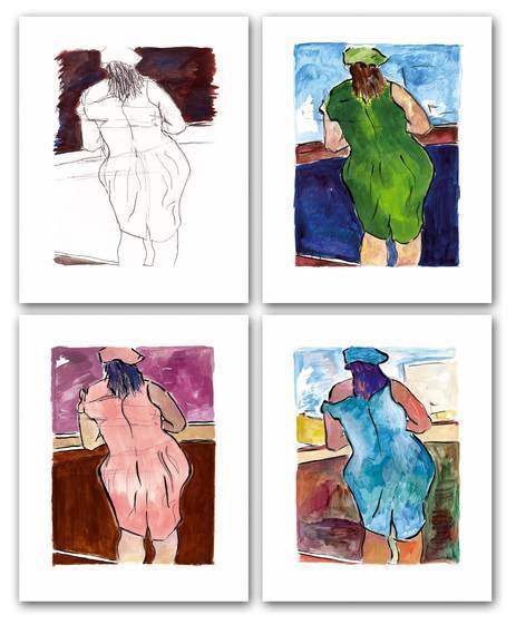 Drawn Blank Boxed set of 3 Portfolios - 2008 - RARE Edition by artist Bob Dylan - Wyecliffe Galleries