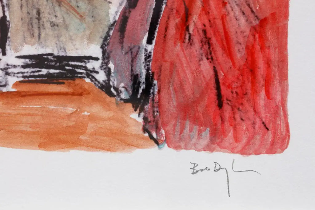 Carbondale Motel - 2013 - Edition - SOLD by artist Bob Dylan - Wyecliffe Galleries