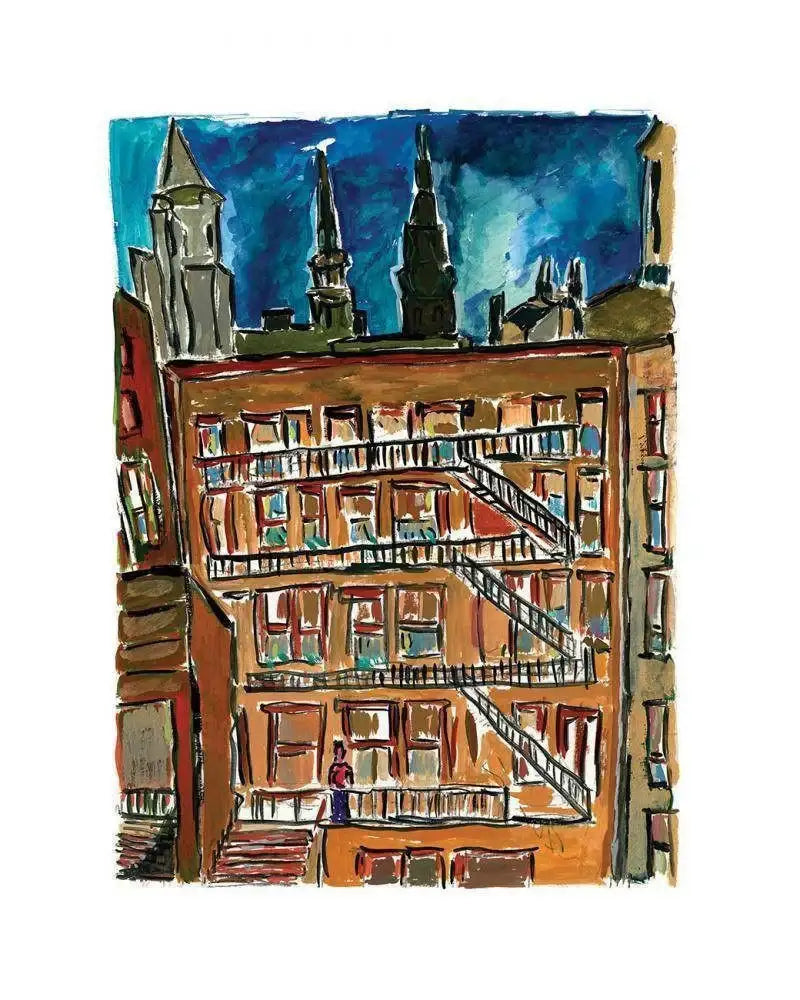 Cityscape (2014) - SOLD OUT by artist Bob Dylan - Wyecliffe Galleries