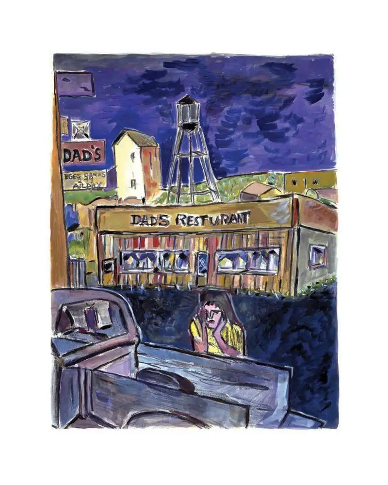 Dad's Restaurant, 2012 - SOLD OUT by artist Bob Dylan - Wyecliffe Galleries