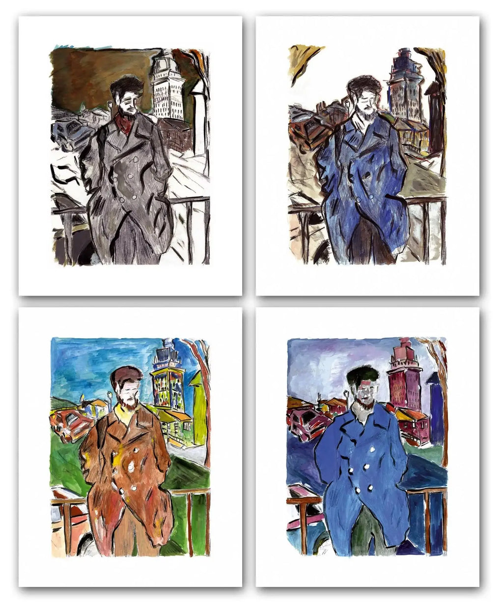 Drawn Blank Boxed set of 3 Portfolios - 2008 - RARE Edition by artist Bob Dylan - Wyecliffe Galleries