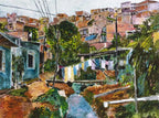 Favela Villa Broncos - 2015 - SOLD by artist Bob Dylan - Wyecliffe Galleries