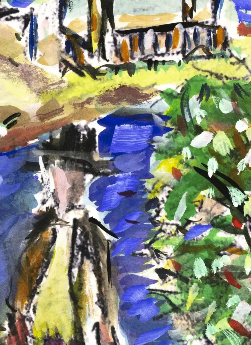 Fisherman - 2016 - Edition SOLD by artist Bob Dylan - Wyecliffe Galleries