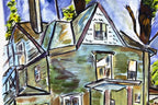 House on Union Street - 2012 - Edition by artist Bob Dylan - Wyecliffe Galleries