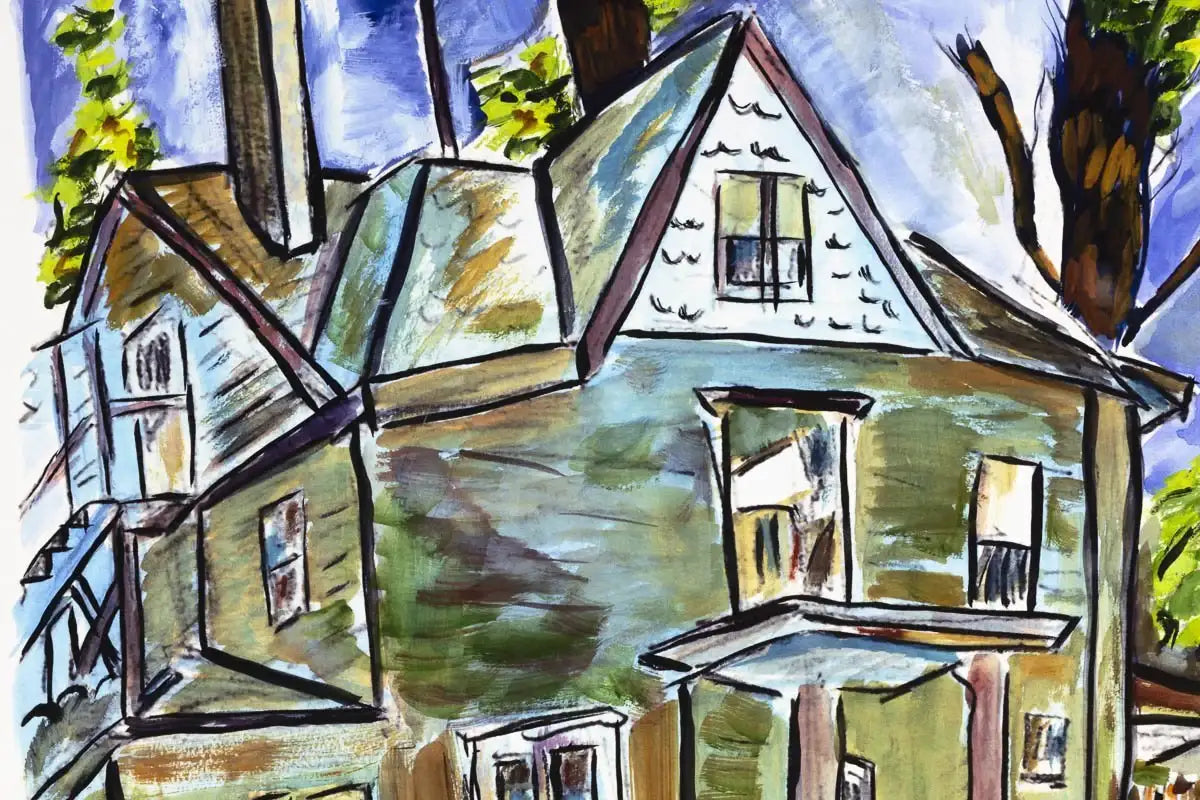 House on Union Street - 2012 - Edition by artist Bob Dylan - Wyecliffe Galleries