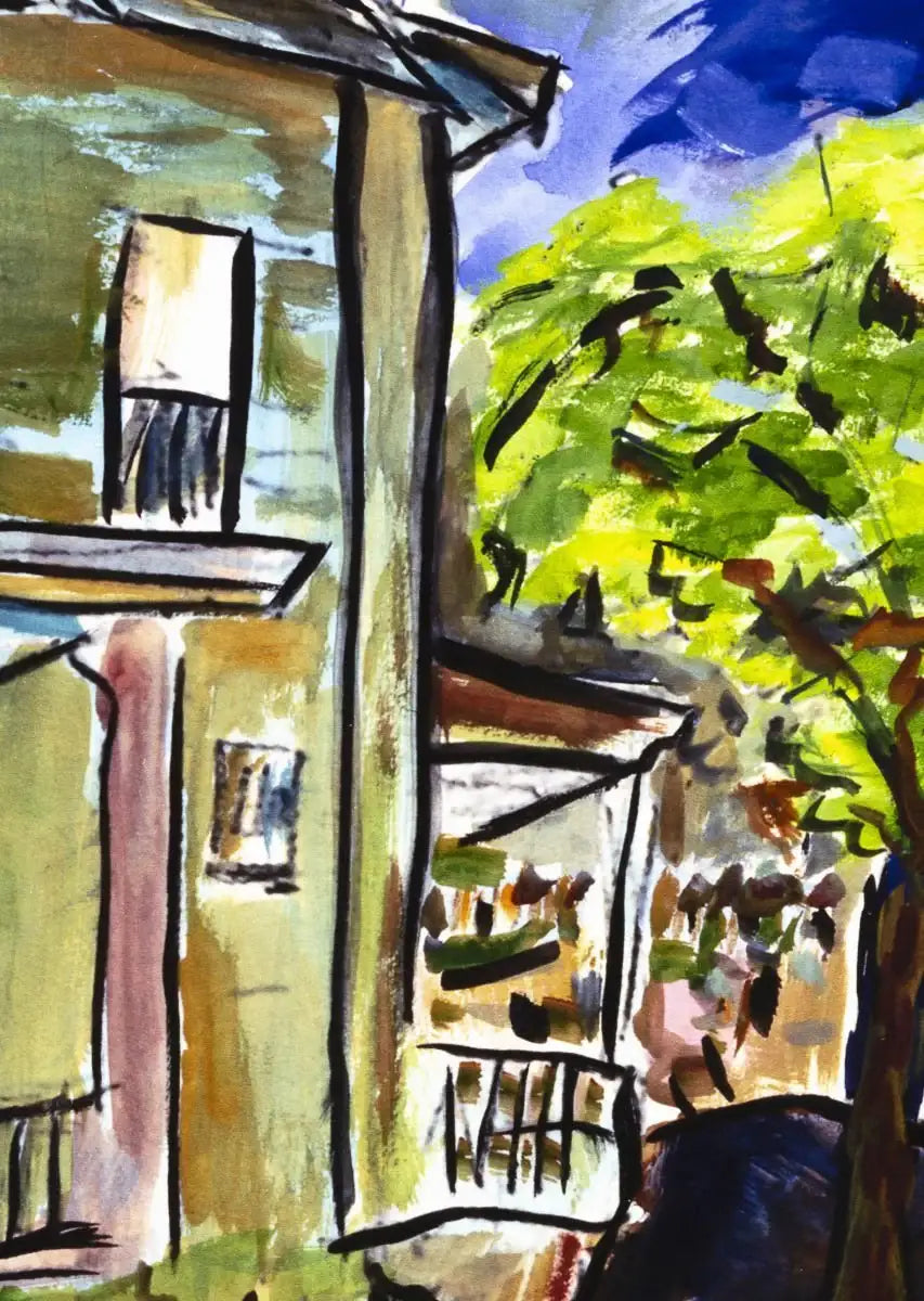 House on Union Street - 2012 - Edition by artist Bob Dylan - Wyecliffe Galleries