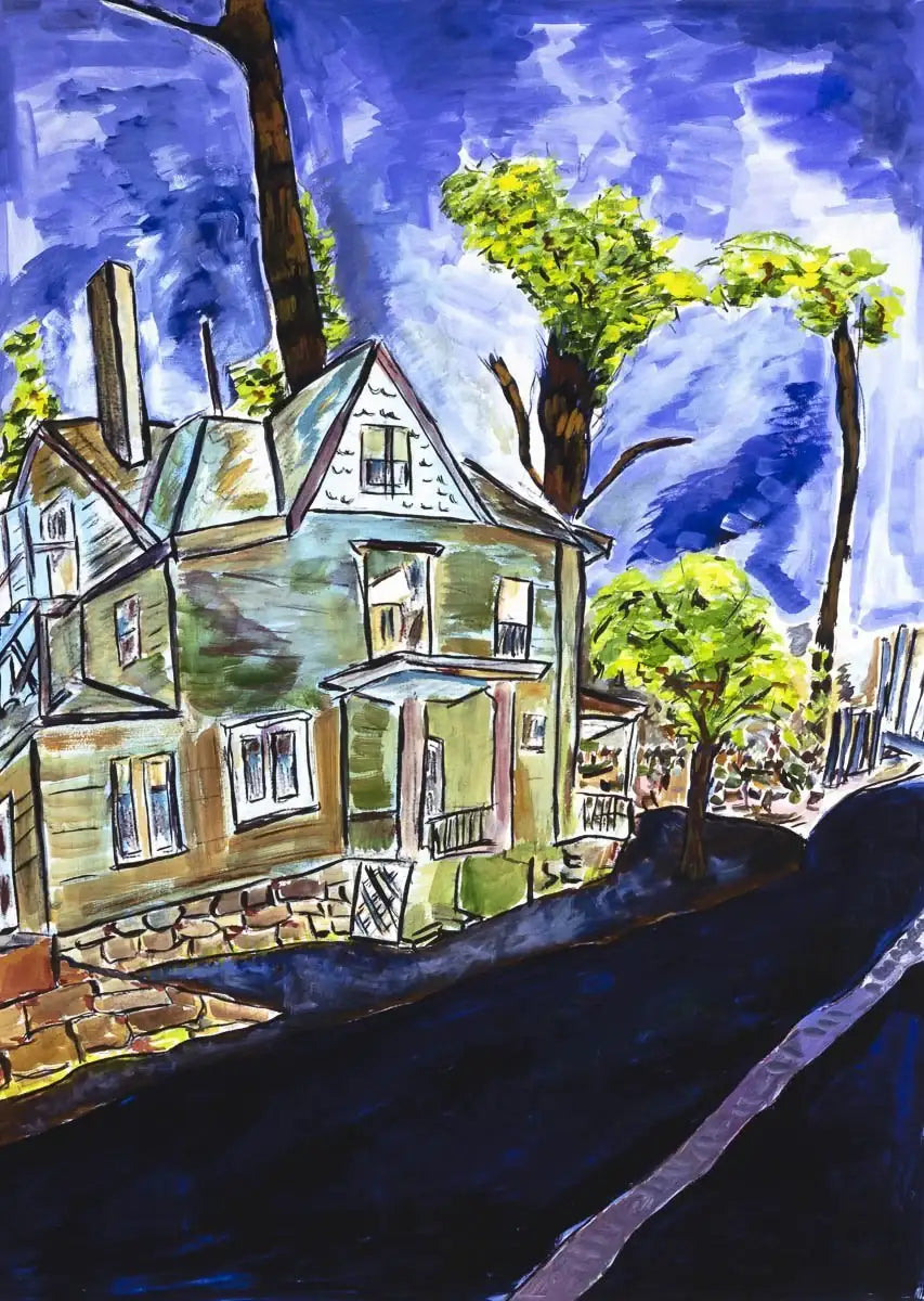 House on Union Street - 2012 - Edition by artist Bob Dylan - Wyecliffe Galleries