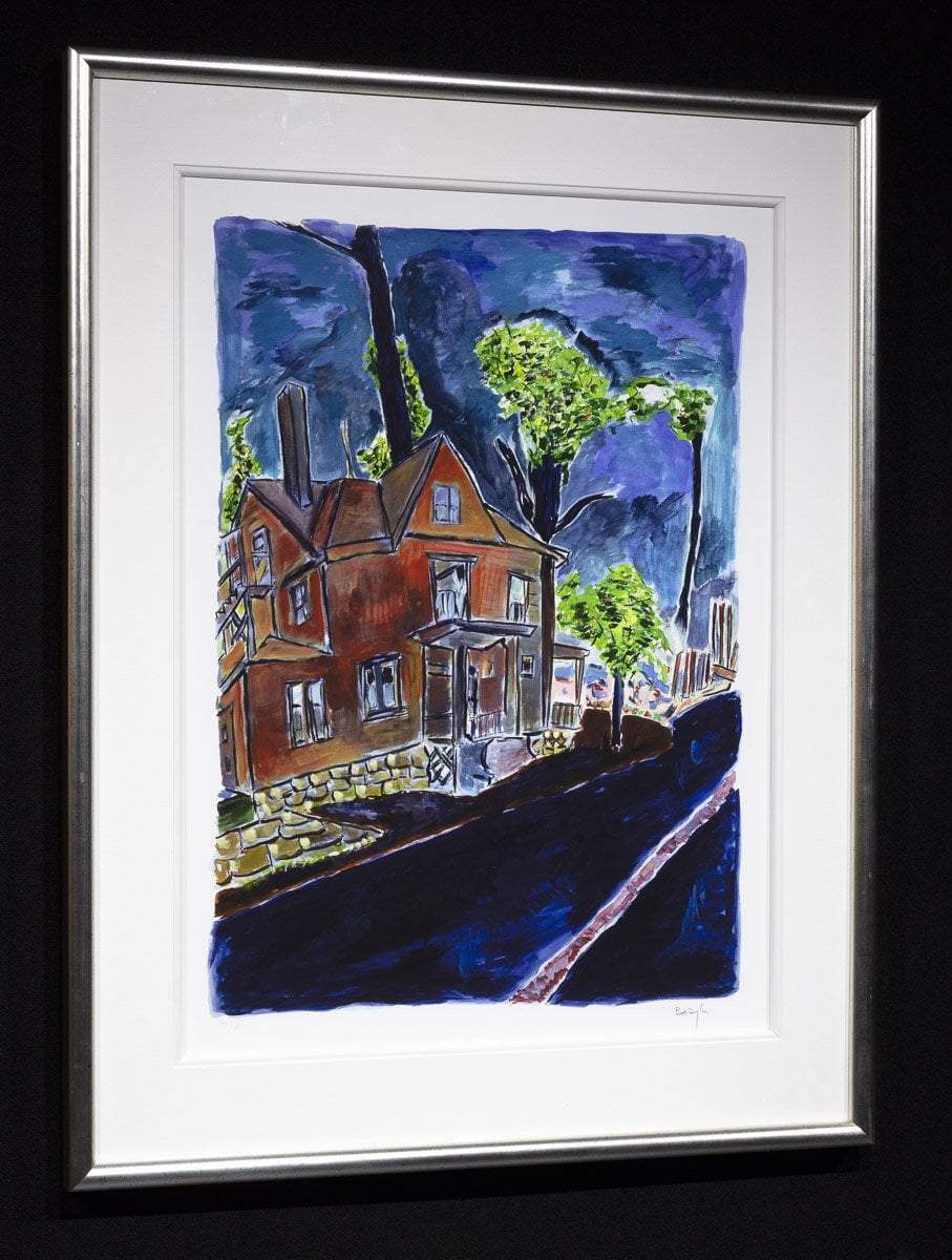 House On Union Street (Medium) - 2013 - Edition - SOLD by artist Bob Dylan - Wyecliffe Galleries