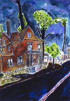House On Union Street (Medium) - 2013 - Edition - SOLD by artist Bob Dylan - Wyecliffe Galleries