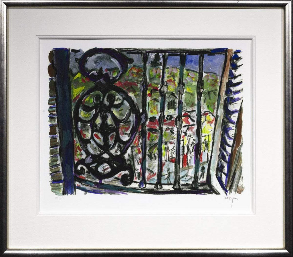 Iron Railing - 2013 - SOLD by artist Bob Dylan - Wyecliffe Galleries