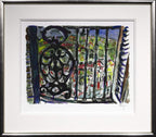 Iron Railing - 2013 - SOLD by artist Bob Dylan - Wyecliffe Galleries