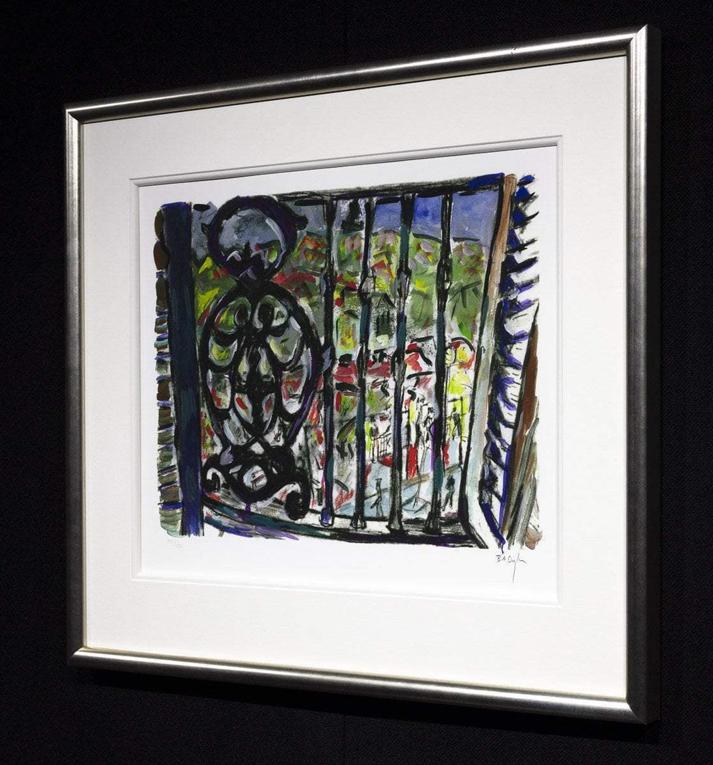 Iron Railing - 2013 - SOLD by artist Bob Dylan - Wyecliffe Galleries
