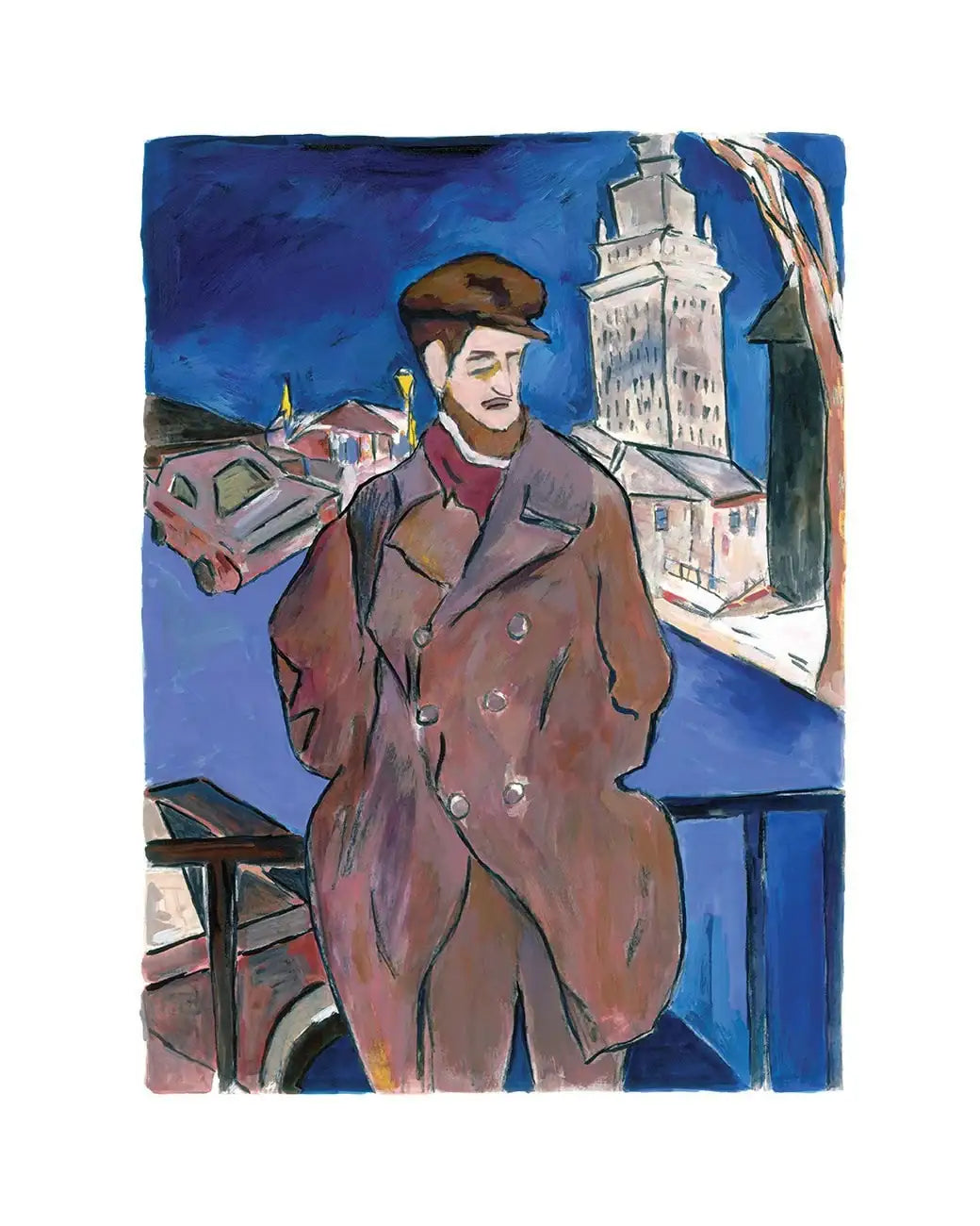 Man on a Bridge (2016) - SOLD by artist Bob Dylan - Wyecliffe Galleries