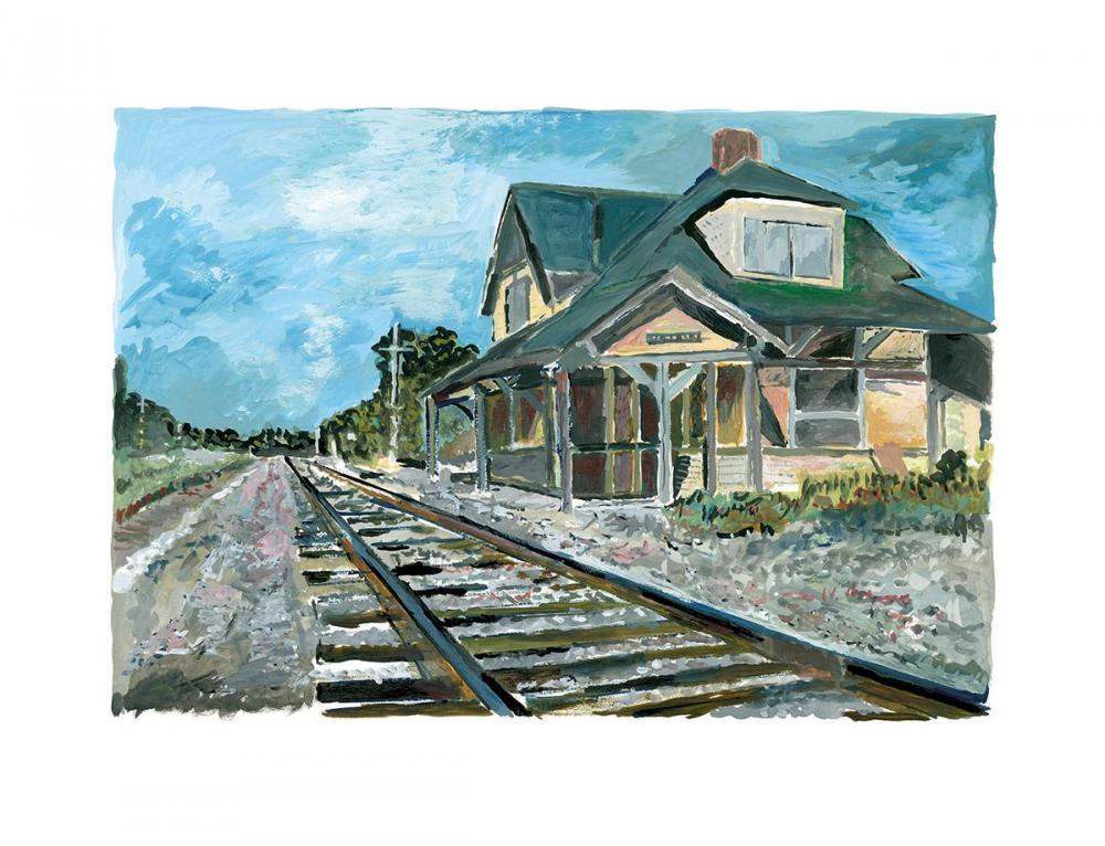New England Depot - 2017 - SOLD OUT by artist Bob Dylan - Wyecliffe Galleries