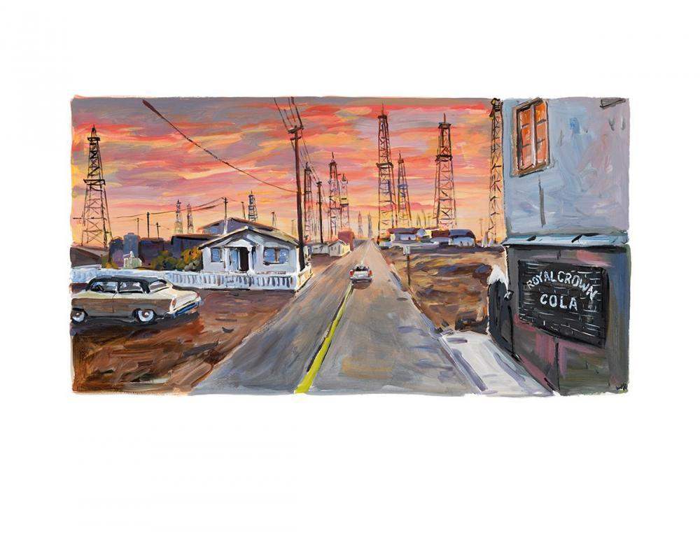 Oil Rigger's Shack - 2017 - Edition - SOLD OUT by artist Bob Dylan - Wyecliffe Galleries