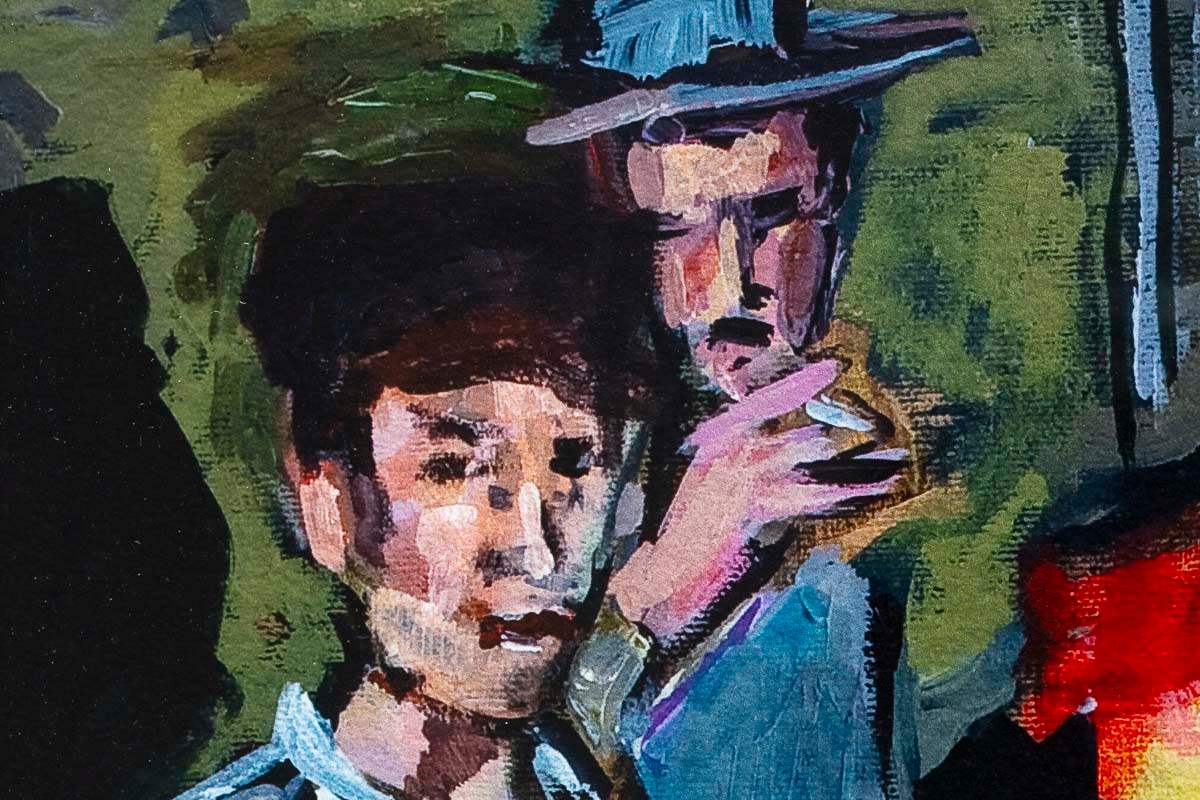 Ranchers - 2015 - Edition - SOLD by artist Bob Dylan - Wyecliffe Galleries