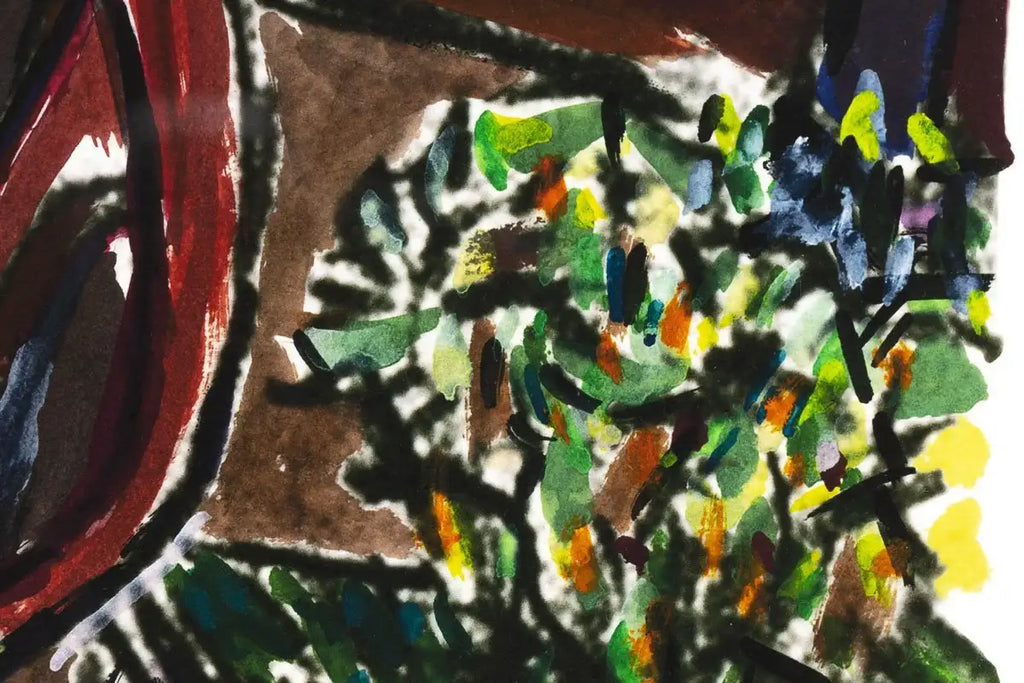 Sidewalk Cafe (Medium) - 2013 - Edition by artist Bob Dylan - Wyecliffe Galleries