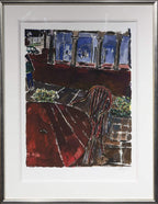 Sidewalk Cafe (Medium) - 2013 - Edition by artist Bob Dylan - Wyecliffe Galleries