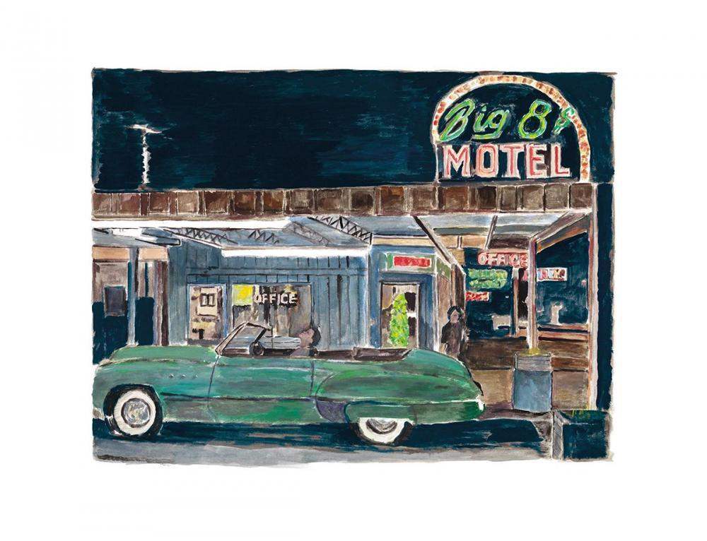 Staring at the Moon - 2017 - Edition - SOLD OUT by artist Bob Dylan - Wyecliffe Galleries