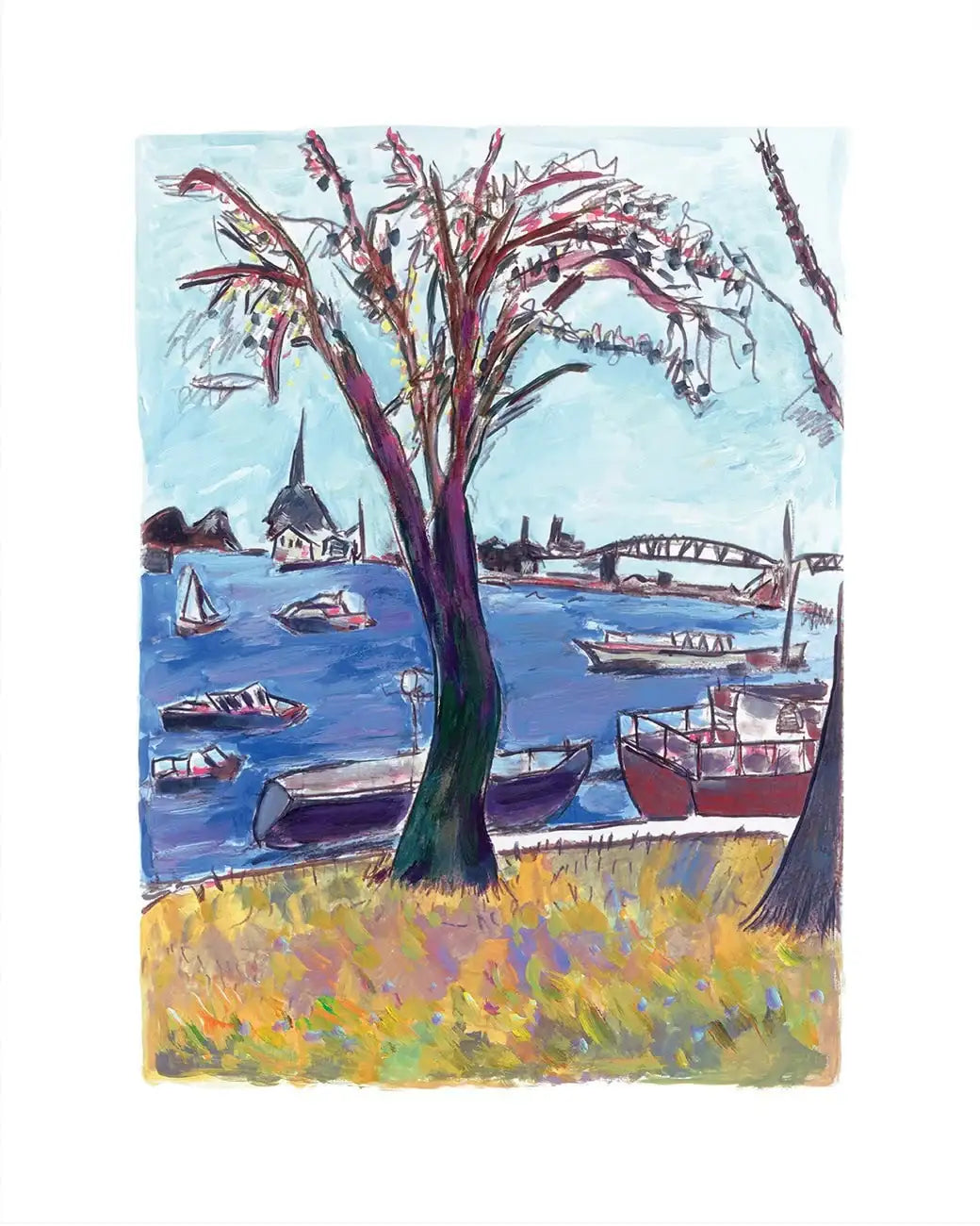 Sunday Afternoon (2016) - SOLD by artist Bob Dylan - Wyecliffe Galleries