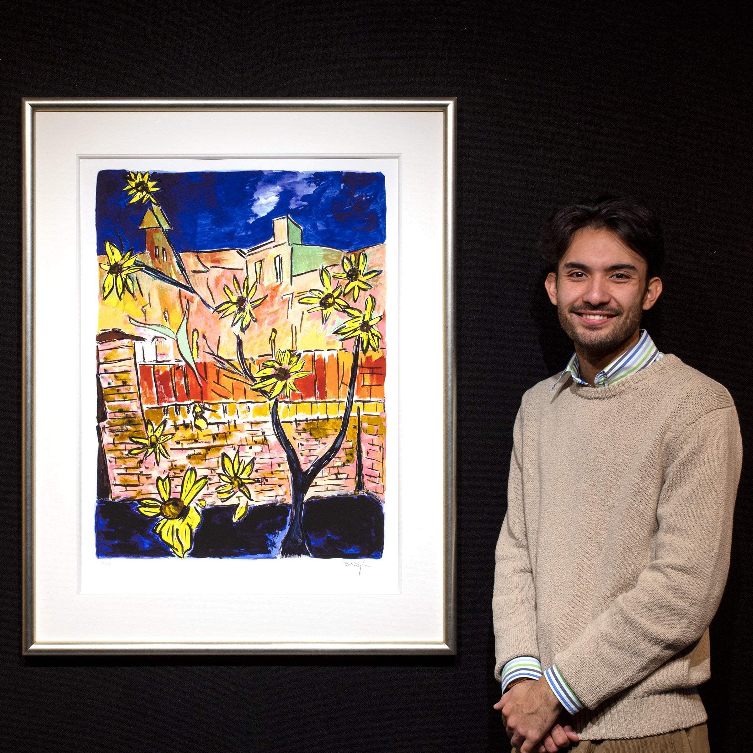 Sunflowers (Medium) - 2014 - Edition - SOLD by artist Bob Dylan - Wyecliffe Galleries