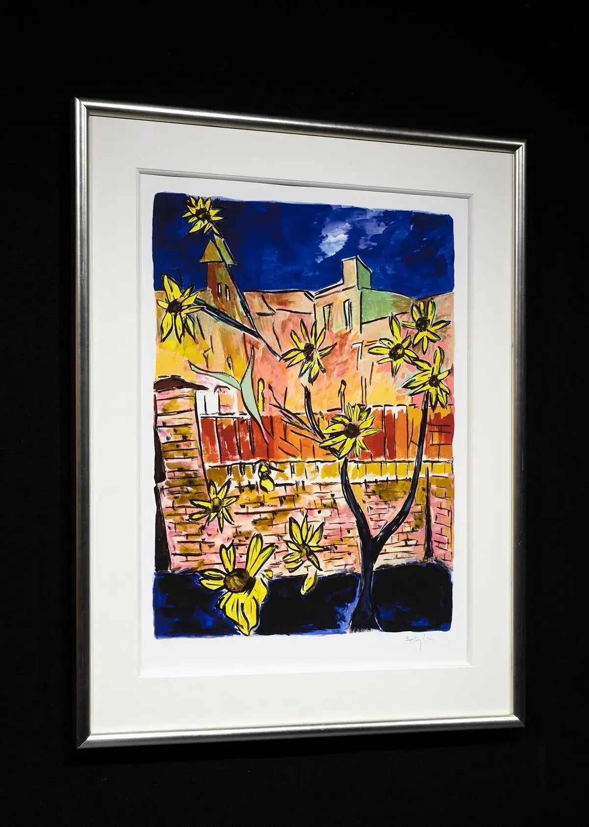 Sunflowers (Medium) - 2014 - Edition - SOLD by artist Bob Dylan - Wyecliffe Galleries