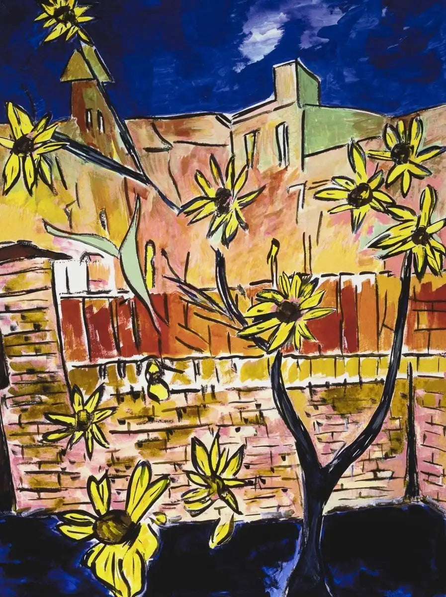 Sunflowers (Medium) - 2014 - Edition - SOLD by artist Bob Dylan - Wyecliffe Galleries