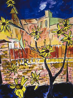 Sunflowers (Medium) - 2014 - Edition - SOLD by artist Bob Dylan - Wyecliffe Galleries