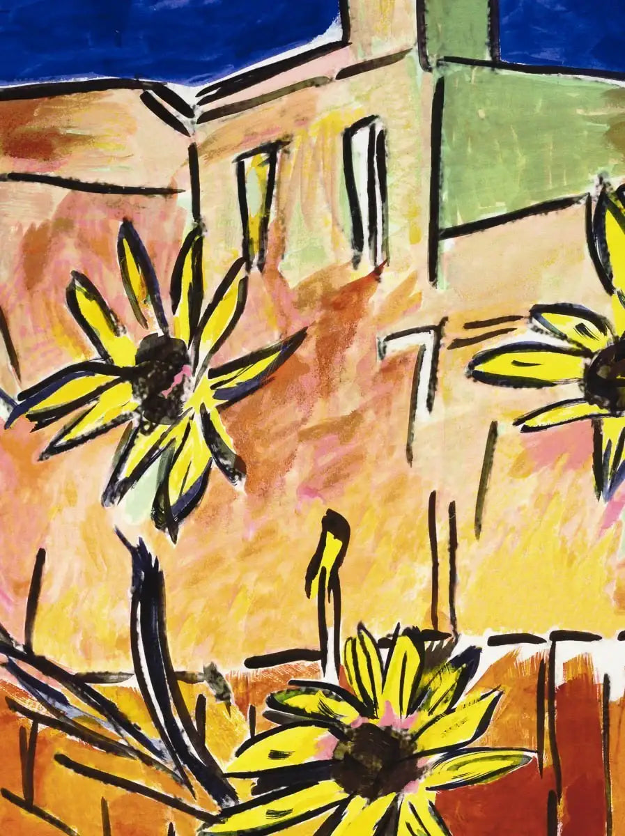 Sunflowers (Medium) - 2014 - Edition - SOLD by artist Bob Dylan - Wyecliffe Galleries