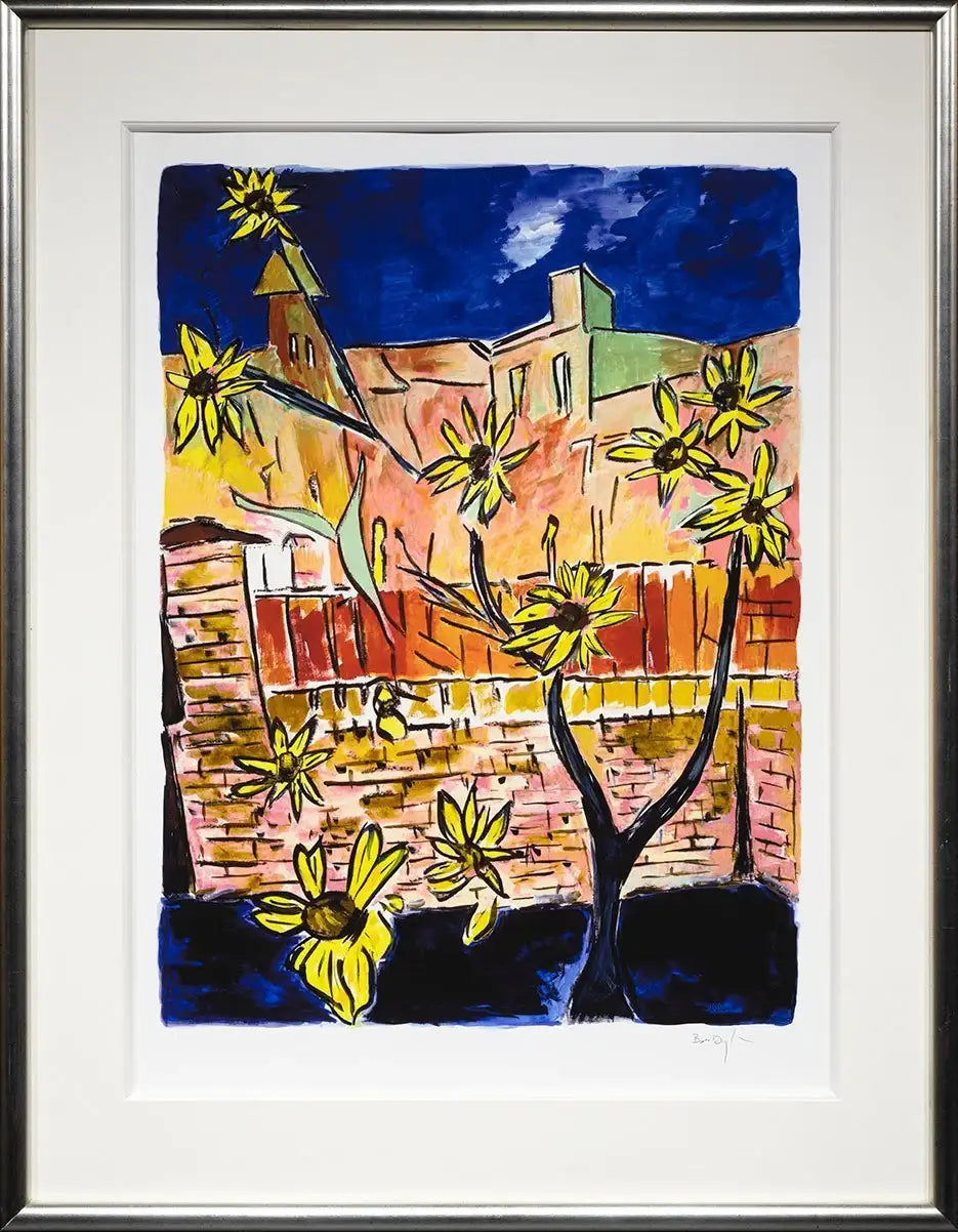 Sunflowers (Medium) - 2014 - Edition - SOLD by artist Bob Dylan - Wyecliffe Galleries