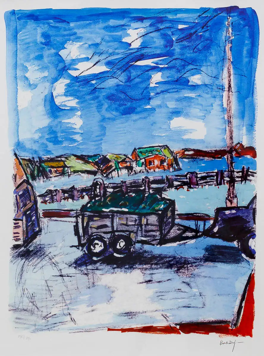 Trailer - 2013 - Edition - SOLD by artist Bob Dylan - Wyecliffe Galleries