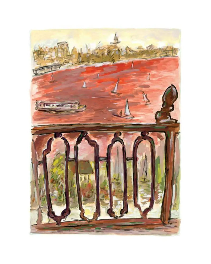 Vista from Balcony, 2012 - SOLD by artist Bob Dylan - Wyecliffe Galleries