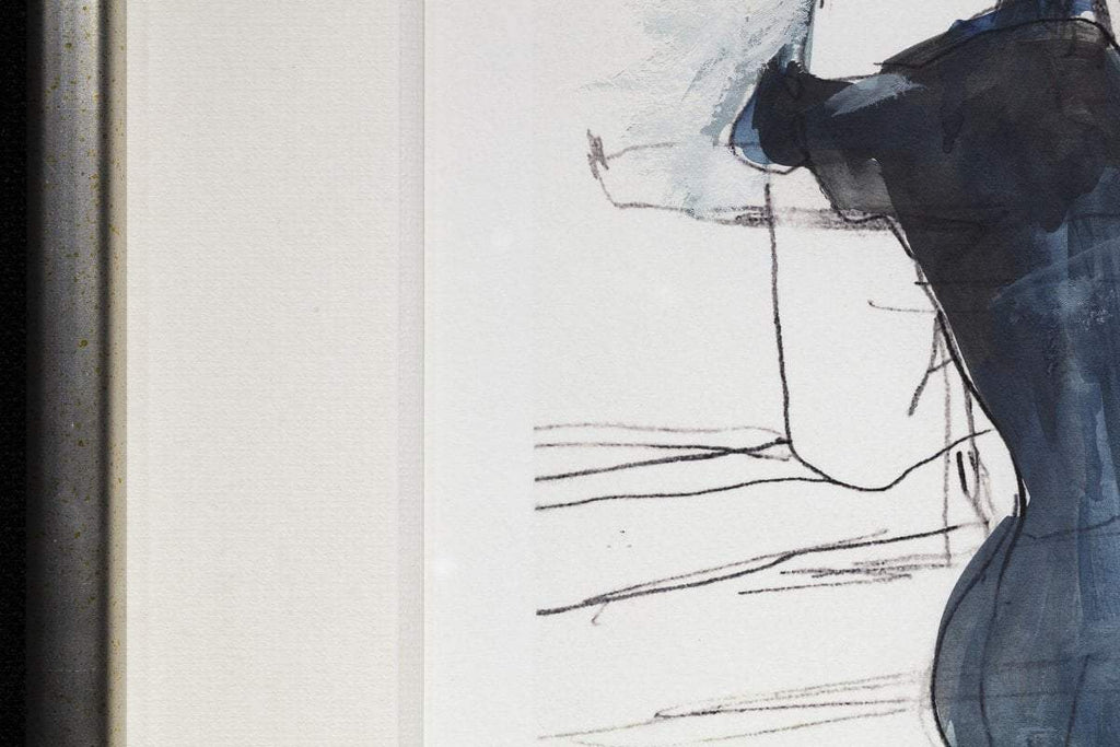 Woman In Red Lion Pub - 2014 - Edition by artist Bob Dylan - Wyecliffe Galleries