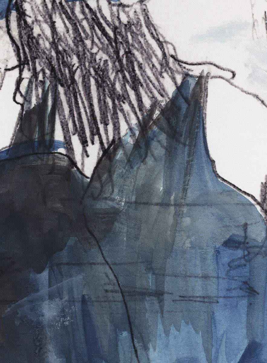 Woman In Red Lion Pub - 2014 - Edition by artist Bob Dylan - Wyecliffe Galleries