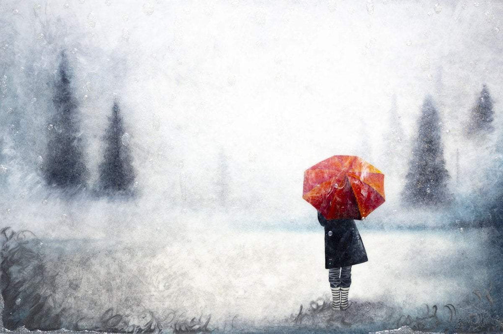 A Winter Walk - Original by artist Brenda Herd - Wyecliffe Galleries