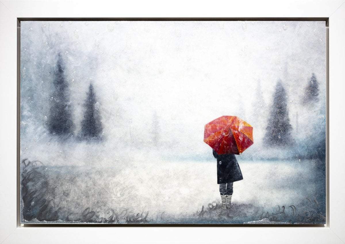 A Winter Walk - Original by artist Brenda Herd - Wyecliffe Galleries