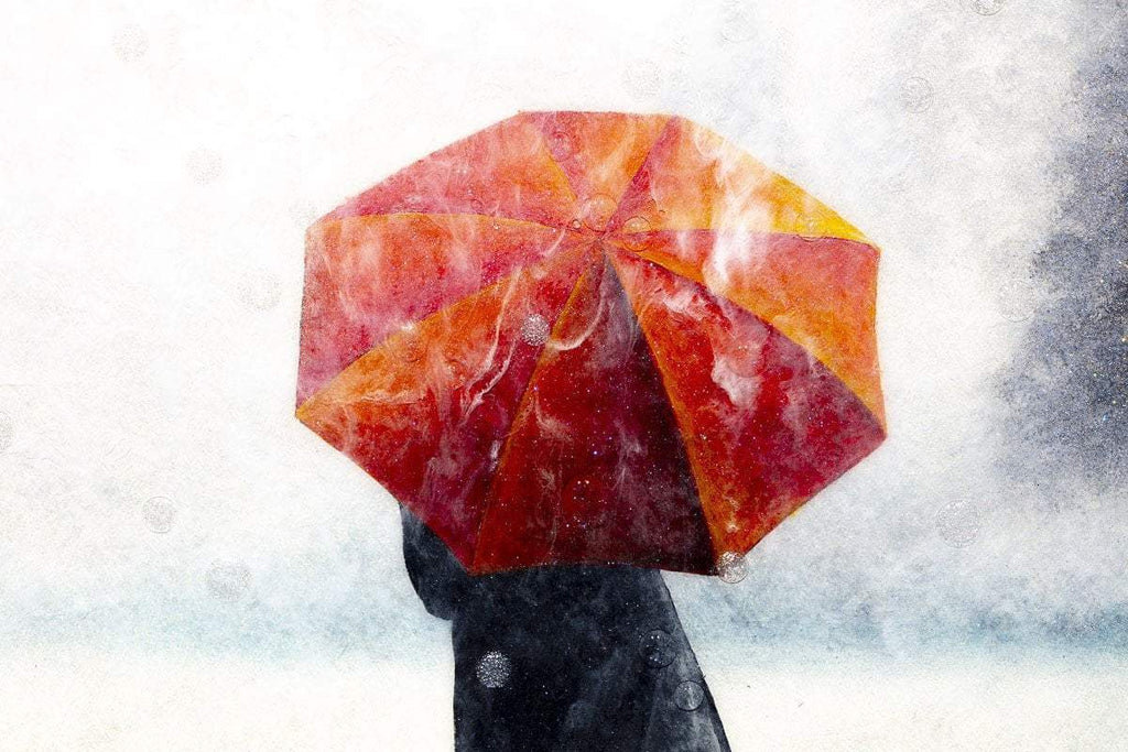 A Winter Walk - Original by artist Brenda Herd - Wyecliffe Galleries