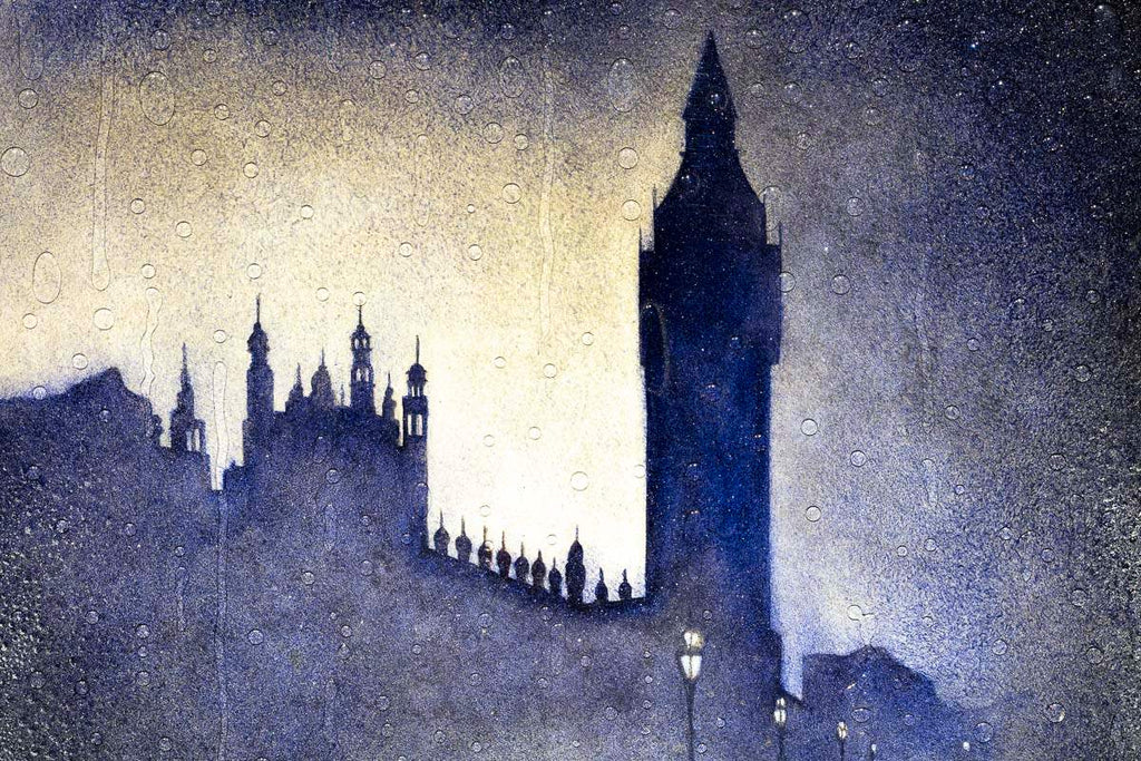 Afterdark - Original - SOLD by artist Brenda Herd - Wyecliffe Galleries