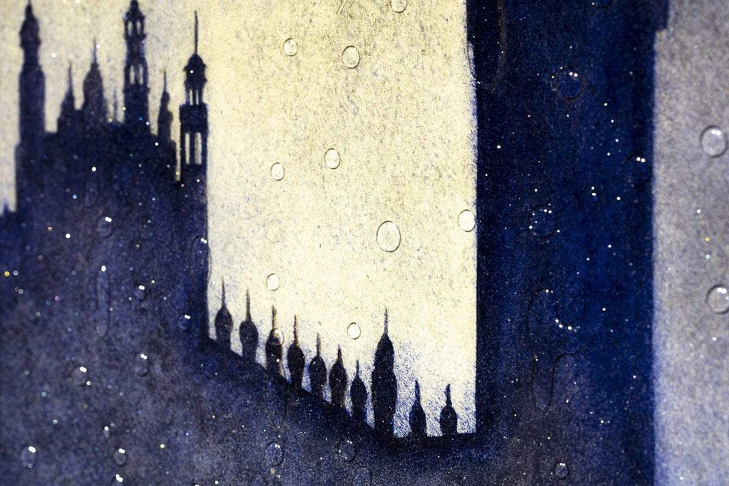 Afterdark - Original - SOLD by artist Brenda Herd - Wyecliffe Galleries