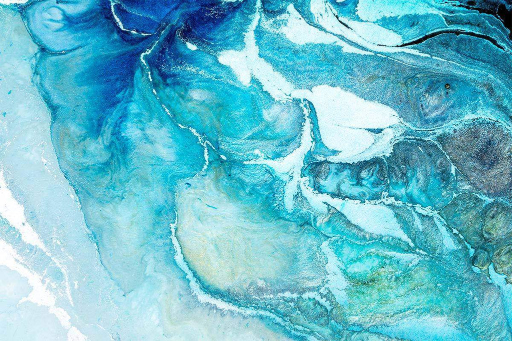 Blue Lagoon I - Original - SOLD by artist Brenda Herd - Wyecliffe Galleries