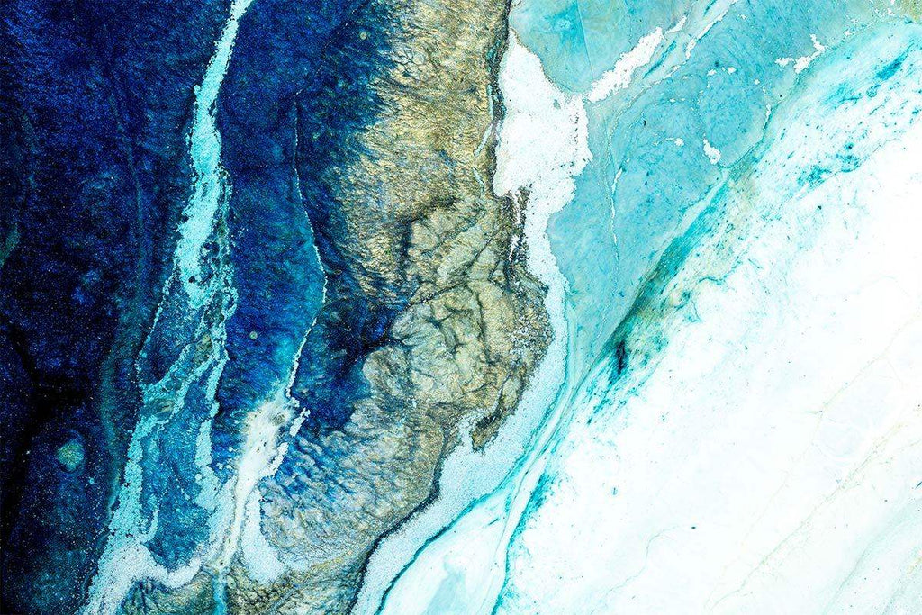 Blue Lagoon II - Original - SOLD by artist Brenda Herd - Wyecliffe Galleries