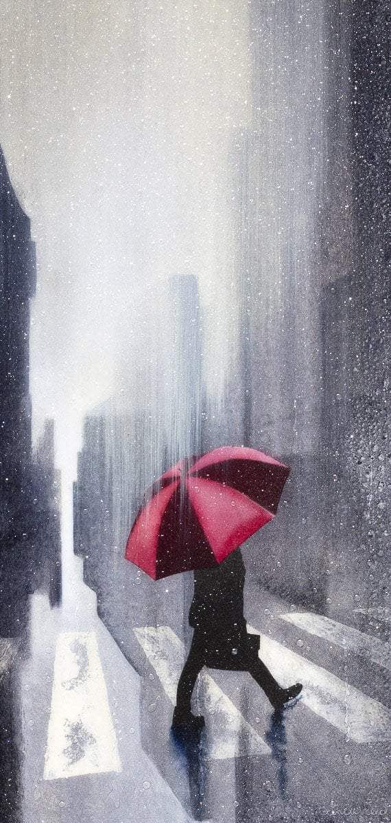 City Stroll - Original - SOLD by artist Brenda Herd - Wyecliffe Galleries